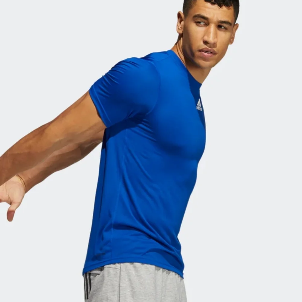 Adidas Men's Creator SS Short Sleeve T- Shirt In Royal Blue. NWT. Size Large.